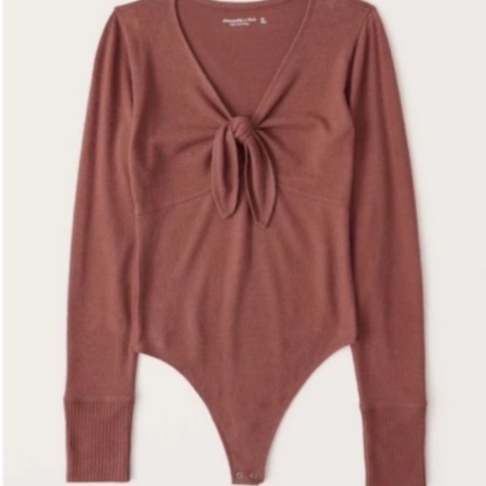 Abercrombie & Fitch Bodysuit with Front Ties